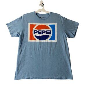 PEPSI Tee Shirt Women Size Large 100% Cotton Comfy‎ T-Shirt